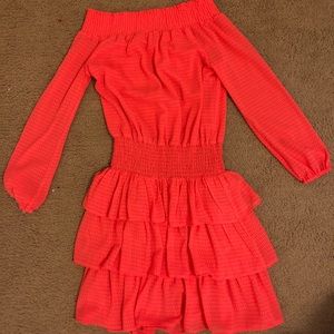 MICHAEL by Michael Kors off the shoulder dress